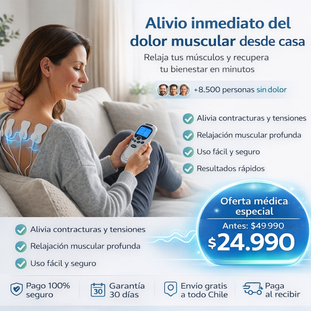 Electroestimulador TENS – Alivio Rápido del Dolor Muscular