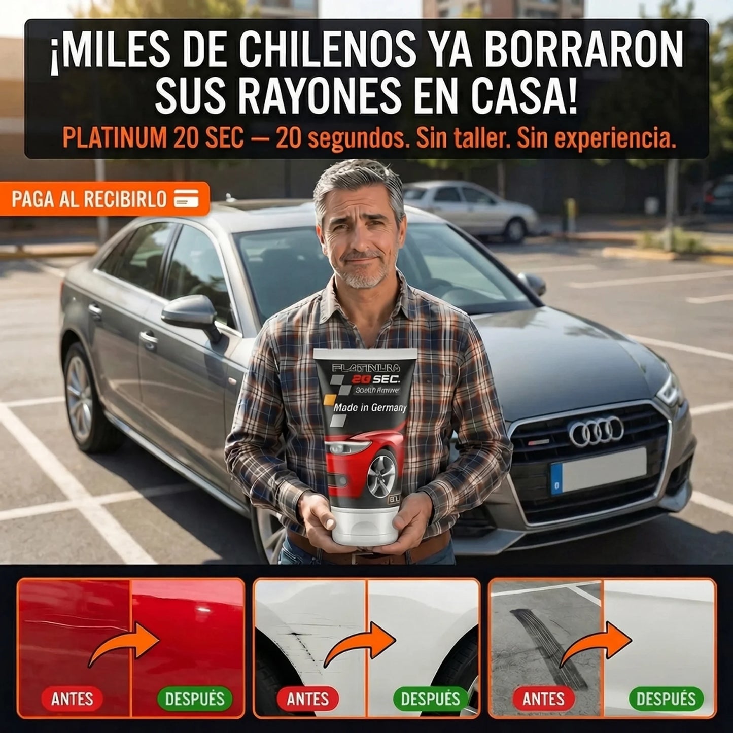 Crema Reparadora De Rayones Autos