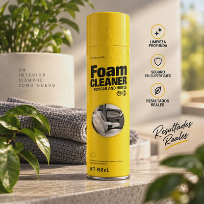 Foam Cleaner Multiuso – Limpiador en Espuma para Auto y Hogar