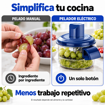 Pelador Eléctrico Automático de Frutas y Verduras | Pela en Segundos y Sin Esfuerzo